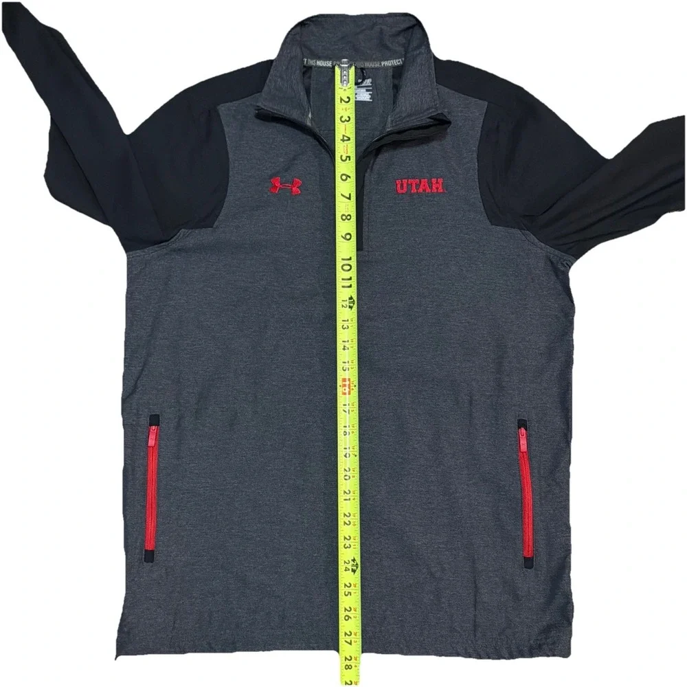 Under Armour Utah Utes 1/4 Zip All Season Gear Loose Men's Small‎ Pullover